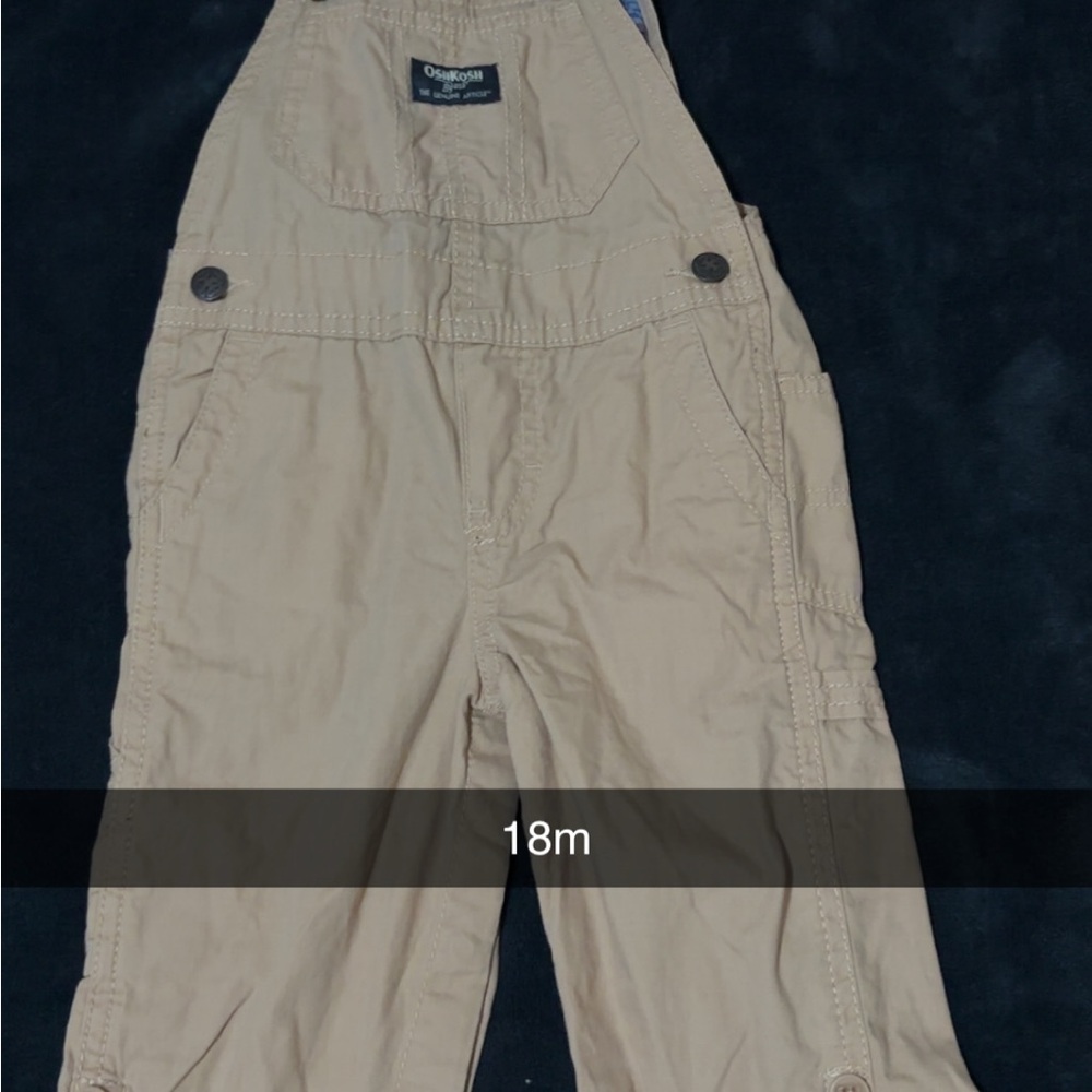 OshKosh B'gosh Beige Kids Overalls